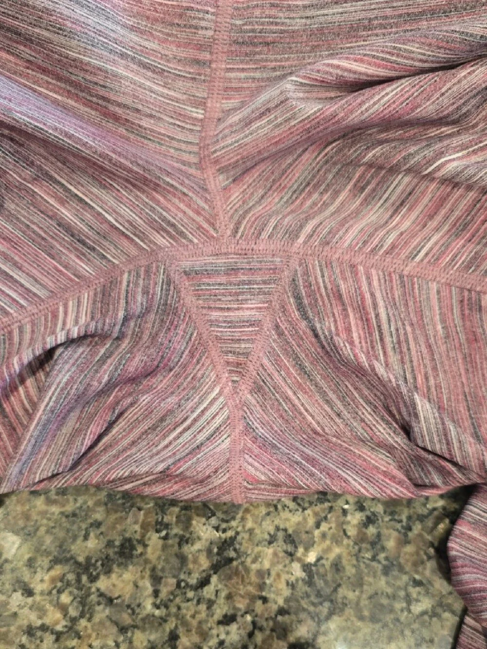 Lululemon Wunder High Times Size 8 Space Dye Camo Tender Violet
